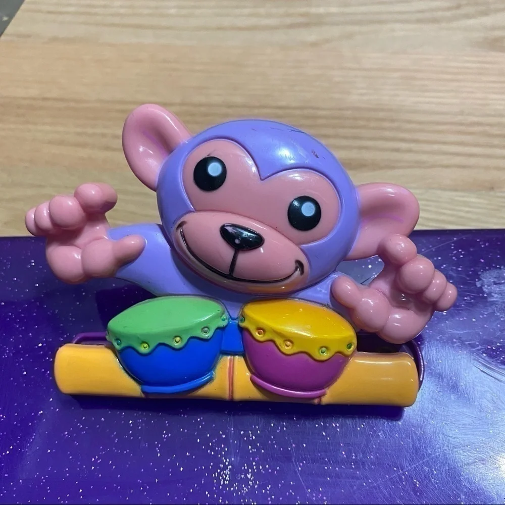 Lisa Frank Clip Board Monkey Vintage 90s Purple Stationary